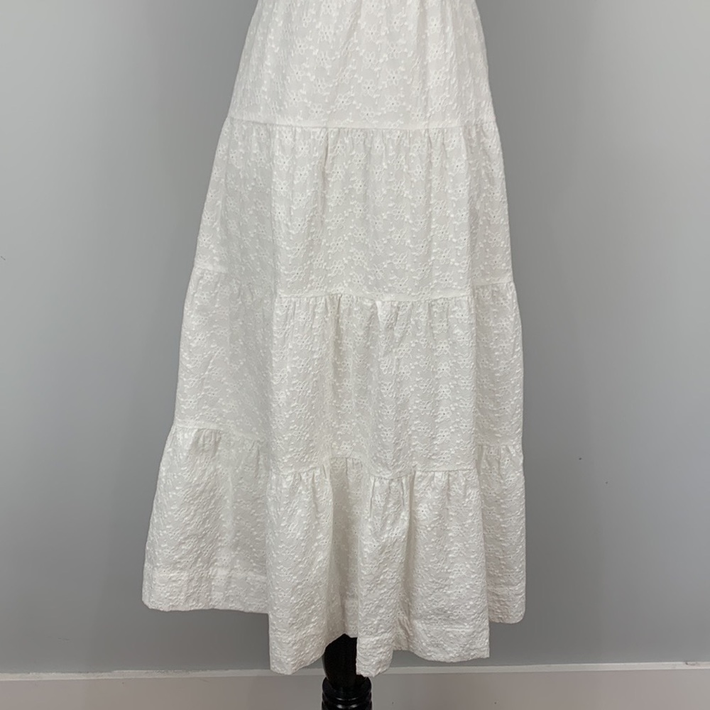 Line & Dot Womens Cotton Floral Charlotte Embroidered Dress - Picture 9 of 13